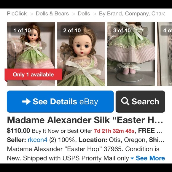 37965 EASTER HOP **RARE** Madame Alexander Doll - Picture 4 of 4